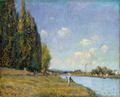 Die Seine bei Billancourt, 1879 von Alfred Sisley